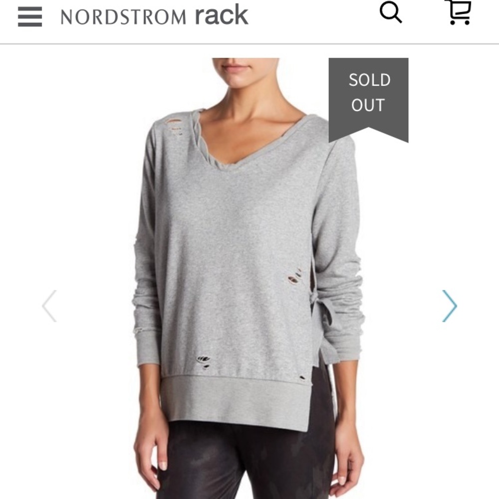 Romeo & Juliet Distressed Knit Pullover